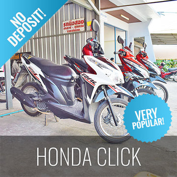 Rent scooter Koh Samui - Honda Click 125 - kohsamui.tours